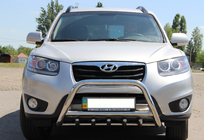 Hyundai Santa Fe 2 2006–2012 Přední ochranný rám (bull bar) WT003 (nerez) fotografie 1