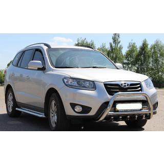 Přední ochranný rám (bull bar) WT003 (nerez) Hyundai Santa Fe 2 2006–2012 fotografie 2
