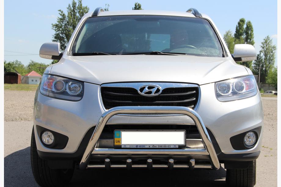 Hyundai Santa Fe 2 2006–2012 Přední ochranný rám (bull bar) WT003 (nerez) Image
