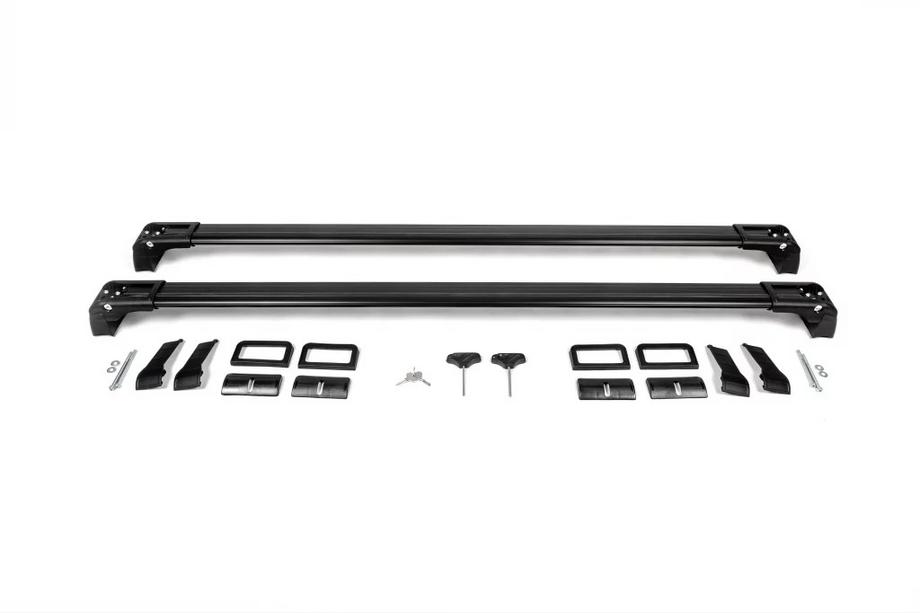 Subaru Crosstrek 2011–2017 Příčníky do fixních bodů (uzamykatelné) Wingbar V3 (2 ks) Černé Fotografie 3