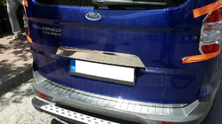 Ford Courier 2014–2023 Lišta nad SPZ (nerez) OmsaLine – italská nerezová ocel fotografie 1