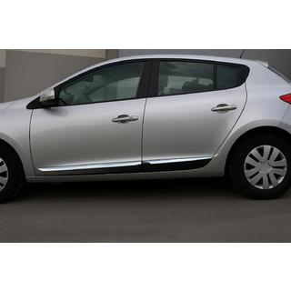 Dveřní lišty (HB, 4 ks, nerez) Renault Megane III 2009–2016 fotografie 1