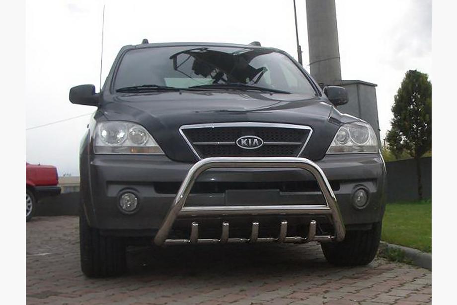 Kia Sorento I BL 2002–2009 Přední ochranný rám (bull bar) WT003 (nerez) Fotografie 3