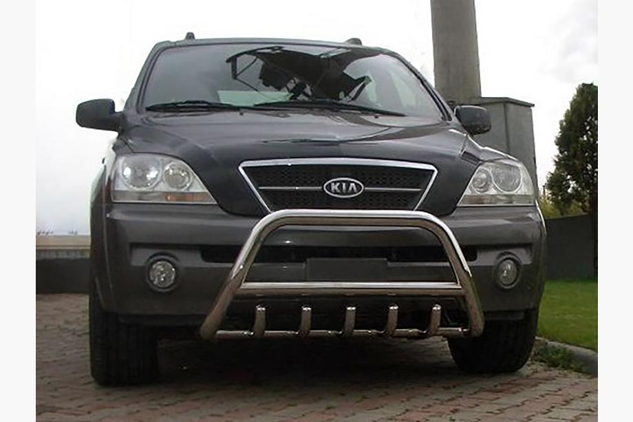 Kia Sorento I BL 2002–2009 Přední ochranný rám (bull bar) WT003 (nerez) Fotografie 1