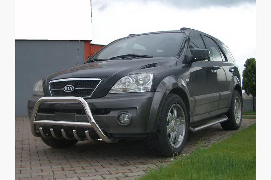 Kia Sorento I BL 2002–2009 Přední ochranný rám (bull bar) WT003 (nerez) Fotografie 2