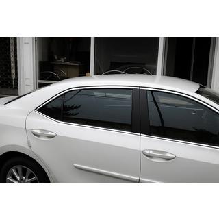 Horní lišty dveří (4 ks, nerez) Toyota Corolla 2013–2019 fotografie 1
