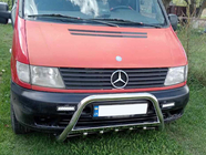 Mercedes Vito W638 1996–2003 Nerezový přední ochranný rám (bullbar) WT003/4 bez nápisu, 60 mm fotografie 8