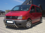 Mercedes Vito W638 1996–2003 Nerezový přední ochranný rám (bullbar) WT003/4 bez nápisu, 60 mm fotografie 5