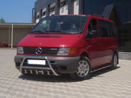 Mercedes Vito W638 1996–2003 Nerezový přední ochranný rám (bullbar) WT003/4 bez nápisu, 60 mm fotografie 7