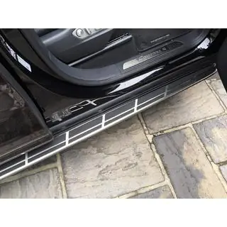 Boční nášlapy OEM (2 ks, hliník) Porsche Cayenne 2010–2017 fotografie 2