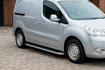 Peugeot Partner Tepee 2008–2018 Boční prahy Tayga Grey (2 ks, hliník) fotografie 1