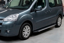 Peugeot Partner Tepee 2008–2018 Boční nášlapy Duru (2 ks, hliník) fotografie 1