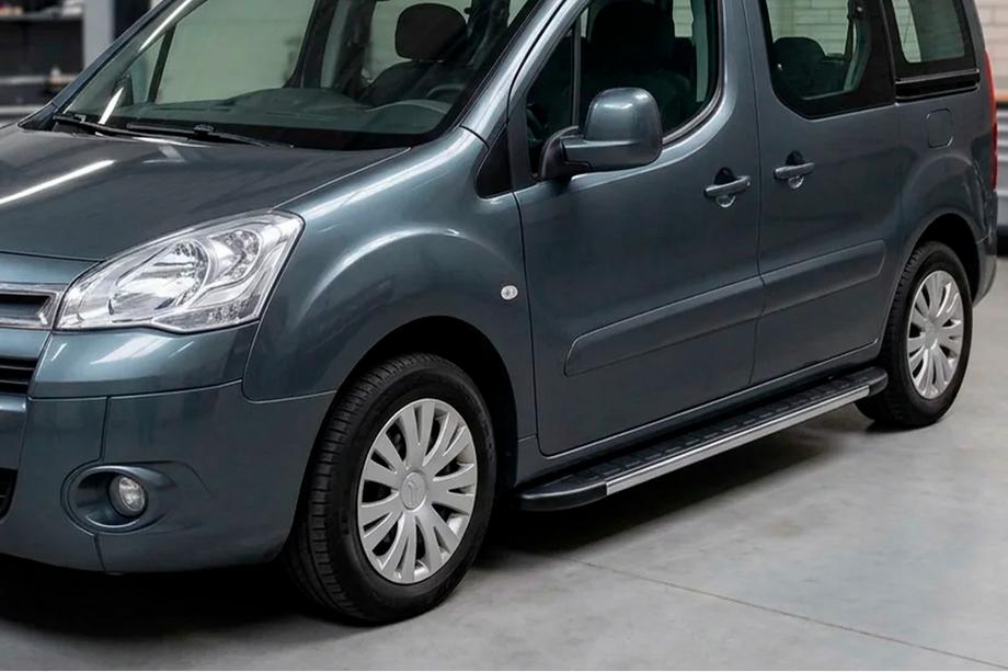 Peugeot Partner Tepee 2008–2018 Boční nášlapy Duru (2 ks, hliník) Image