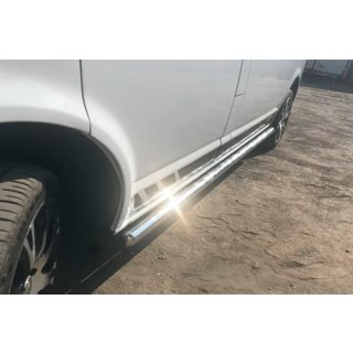 Boční nerezové trubky (2 ks) Volkswagen T5 Transporter 2003–2010 fotografie 4