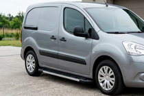 Peugeot Partner Tepee 2008–2018 Boční nášlapy RedLine V1 (2 ks, hliník) fotografie 1