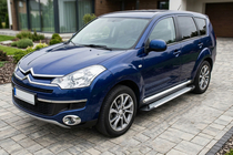 Citroen C-Crosser 2007–2013 Boční nášlapy Allmond (2 ks, hliník) fotografie 1