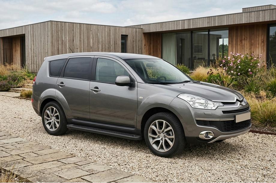 Citroen C-Crosser 2007–2013 Boční prahy Allmond Black (2 ks, hliník) Image