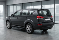 Citroen C-Crosser 2007–2013 Boční prahy Bosphorus Black (2 ks, hliník) fotografie 1