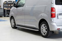 Citroen Jumpy 2007–2017 Boční prahy Maydos V1 (2 ks, hliník ↗ nerez) fotografie 1