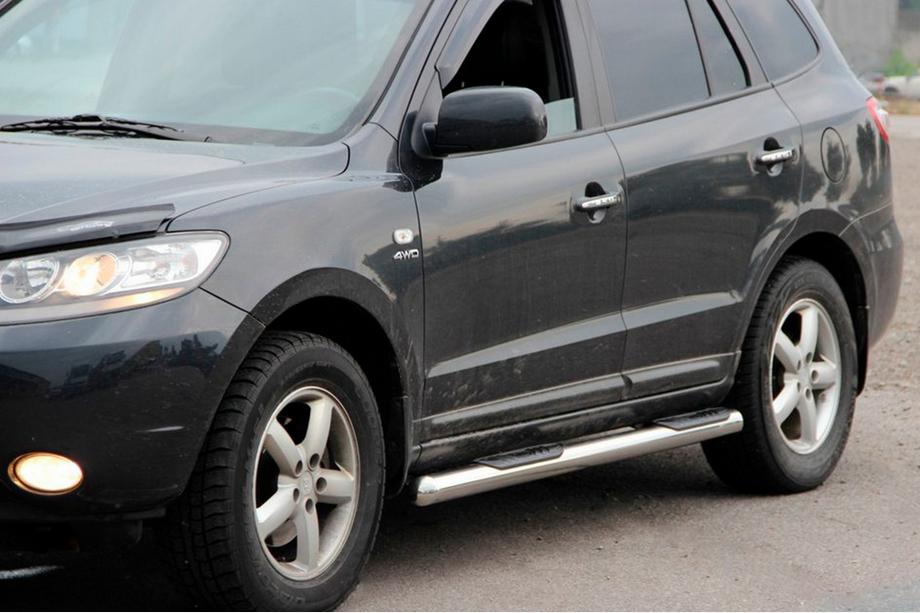 Hyundai Santa Fe 2 2006–2012 Boční trubky B3 (2 ks, nerez) Image