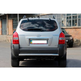 Zadní ochranný oblouk AK002 (nerez) Hyundai Tucson JM 2004– fotografie 1