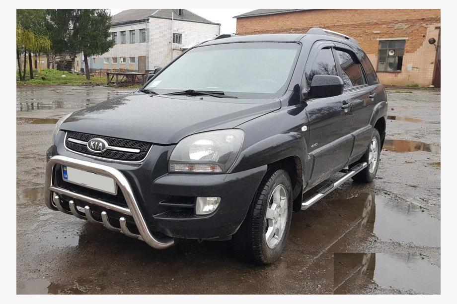 Kia Sportage 2004–2010 Přední ochranný rám (bull bar) WT003 (nerez) Image
