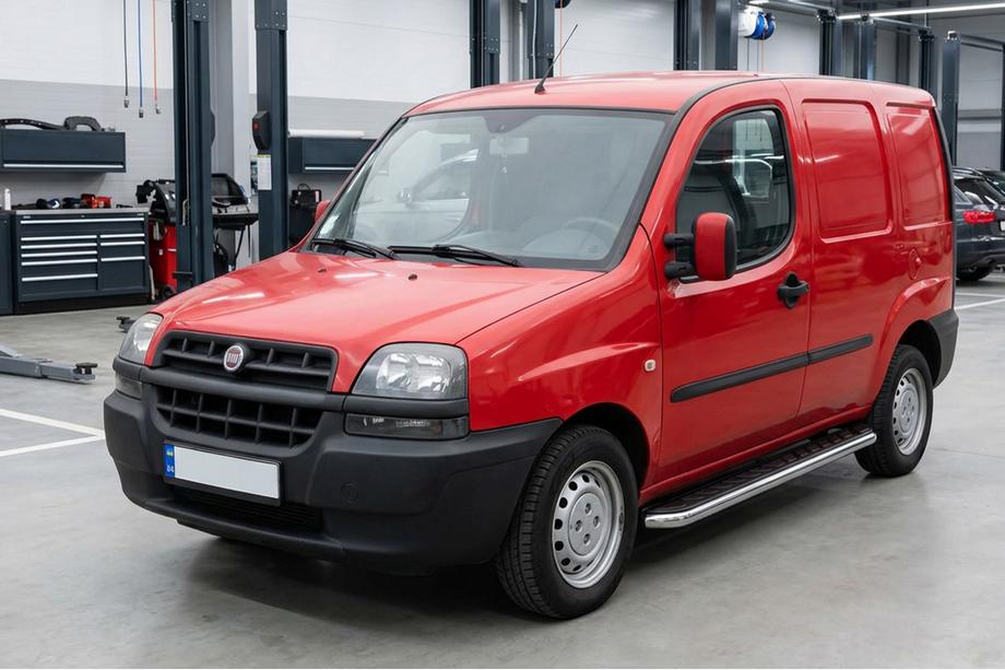 Fiat Doblo I 2001–2005 Boční prahy Maydos V1 (2 ks, hliník ↗ nerez) Image