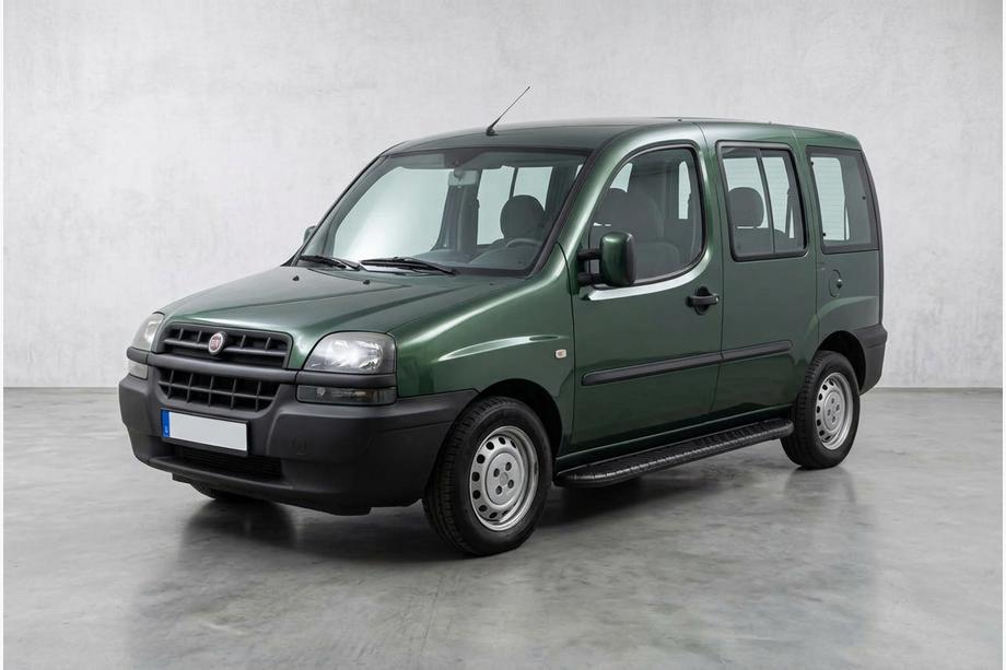 Fiat Doblo I 2001–2005 Boční prahy Bosphorus Black (2 ks, hliník) Image