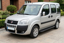 Fiat Doblo I 2005–2010 Boční nášlapy Allmond Black (2 ks, hliník) fotografie 1