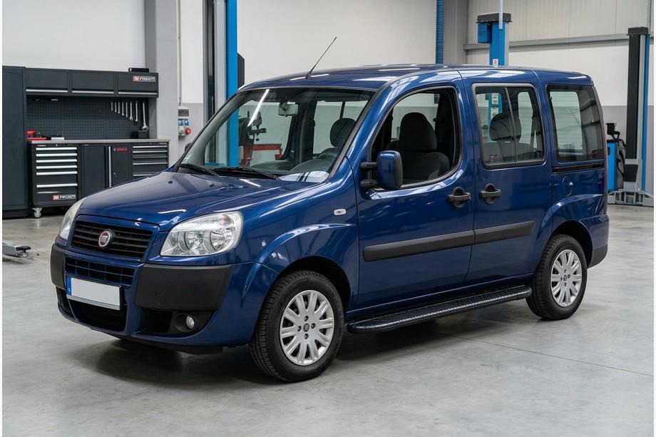 Fiat Doblo I 2005–2010 Boční prahy Bosphorus Black (2 ks, hliník) Image