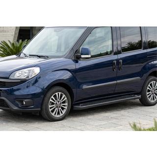 Boční prahy Allmond Black (2 ks, hliník) fotografie 1