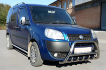 Fiat Doblo I 2001–2005 Přední ochranný rám (bull bar) WT003 (nerez) 60 mm, bez nápisu fotografie 1