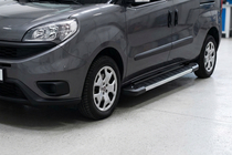 Fiat Doblo II 2010–2022 Boční nášlapy RedLine V1 (2 ks, hliník) fotografie 1
