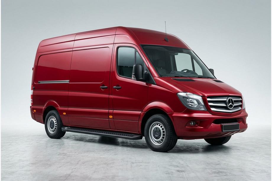 Mercedes Sprinter W906 2006–2018 Boční prahy Allmond Black (2 ks, hliník) Image