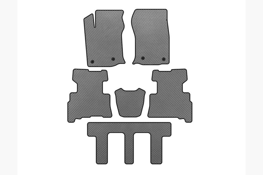 Toyota 4Runner 2009–2024 EVA autokoberce do interiéru (3 řady, 2014-2024, 7místné, šedé) Image