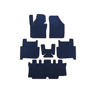 Autokoberce EVA do interiéru (3 řady, 2006-2010, 7místné, modré) Volkswagen Touran 2003–2010