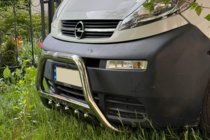 Opel Vivaro 2001–2015 Nerezový přední ochranný rám WT003-4 S nápisem fotografie 4