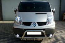 Opel Vivaro 2001–2015 Nerezový přední ochranný rám WT003-4 S nápisem fotografie 12