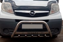 Opel Vivaro 2001–2015 Nerezový přední ochranný rám WT003-4 S nápisem fotografie 7