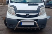 Opel Vivaro 2001–2015 Nerezový přední ochranný rám WT003-4 S nápisem fotografie 2