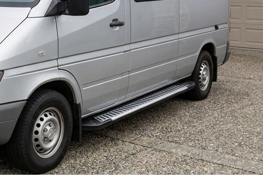 Volkswagen LT 1995–2006 Boční nášlapy Line (2 ks, hliník) Image