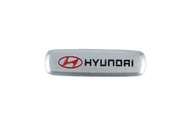 Hyundai Hliníkový štítek na autokoberce (1 ks) fotografie 1
