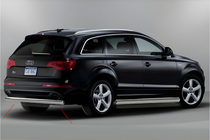 Audi Q7 2005–2015 Zadní ochranný rám AK002 (nerez) fotografie 1