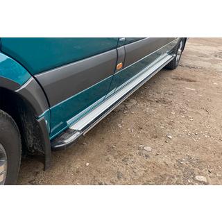 Boční nášlapy Rainbow (2 ks, hliník) Volkswagen Crafter 2006–2016 fotografie 3