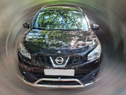 Nissan Qashqai 2010–2014 Přední ochranný rám (nerez) fotografie 1