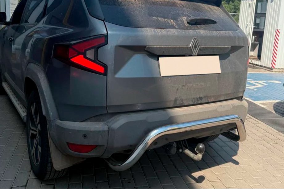 Renault Duster 2024– Zadní ochranný rám AK007 (nerez) Image