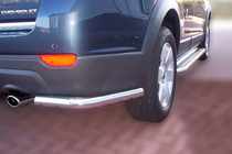 Chevrolet Captiva 2006–2019 Zadní rohy AK003 (2 ks, nerez) fotografie 1