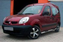 Renault Kangoo 1998–2008 Boční nášlapy – nerezové trubky (2 ks) fotografie 2