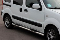 Renault Kangoo 1998–2008 Boční nášlapy – nerezové trubky (2 ks) fotografie 1