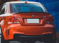 BMW řada 1 E81/E82/E87/E88 2004–2011 Spoiler P-Style (pro E82, černý lesk) fotografie 1